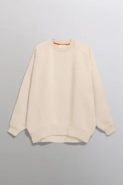 Gertrude Sweat col rond unisexe Ilona Beige Online
