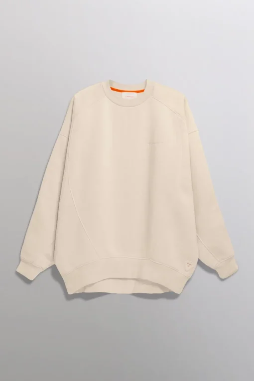 Gertrude Sweat col rond unisexe Ilona Beige Online