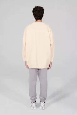 Gertrude Sweat col rond unisexe Ilona Beige Online