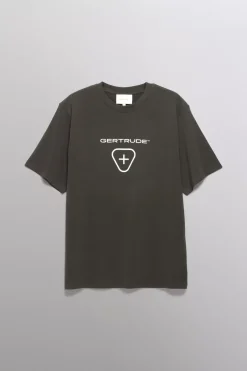 Gertrude Tee-shirt à manches courtes Leonce Logo Kaki Store