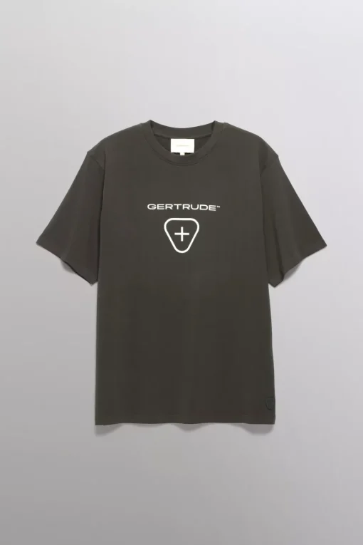 Gertrude Tee-shirt à manches courtes Leonce Logo Kaki Store