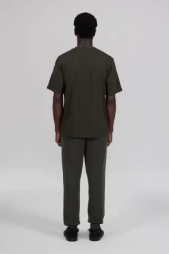 Gertrude Tee-shirt à manches courtes Leonce Logo Kaki Store