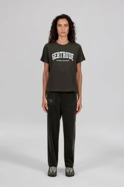 Gertrude Tee-shirt à manches courtes Léopoldine College Kaki Sale