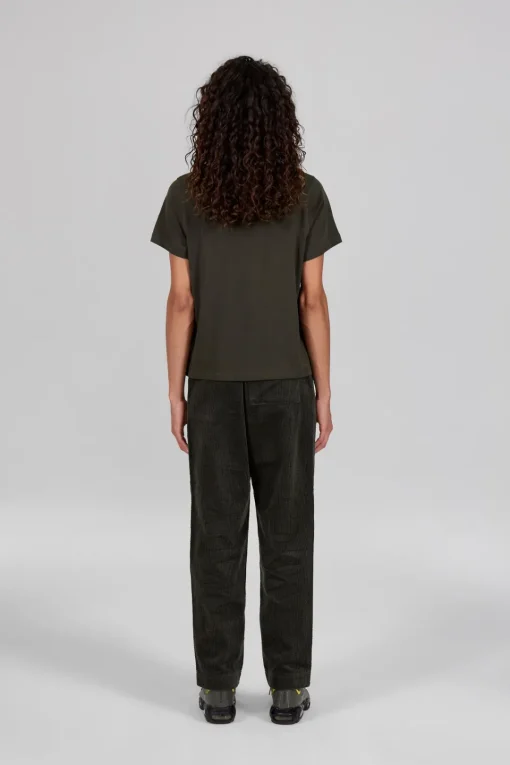 Gertrude Tee-shirt à manches courtes Léopoldine College Kaki Sale