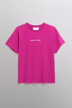 Gertrude Tee-shirt à manches courtes Léopoldine Fuschia Hot