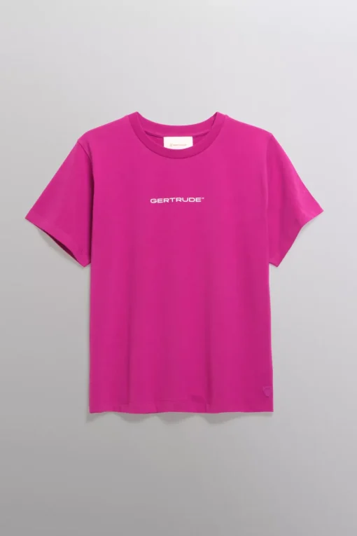 Gertrude Tee-shirt à manches courtes Léopoldine Fuschia Hot