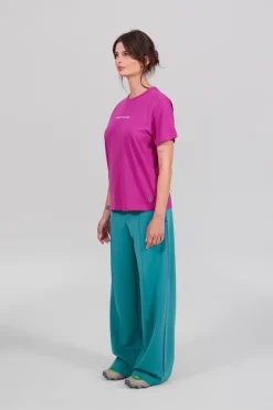 Gertrude Tee-shirt à manches courtes Léopoldine Fuschia Hot