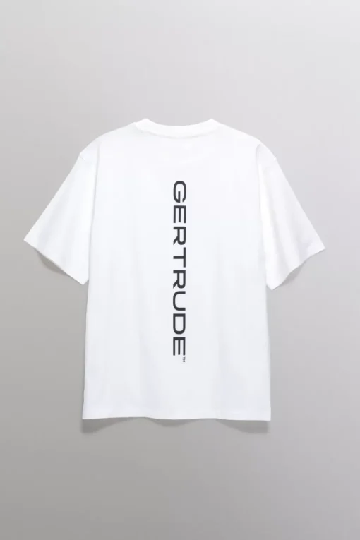 Gertrude Tee-shirt à manches courtes Leonce Script Opticwhite Cheap