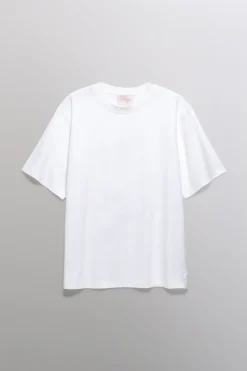Gertrude Tee-shirt à manches courtes Leonce Script Opticwhite Cheap