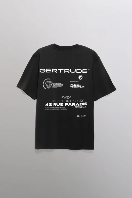 Gertrude Tee-shirt à manches courtes Leonce Store Noir Fashion