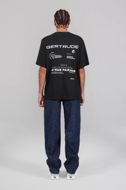 Gertrude Tee-shirt à manches courtes Leonce Store Noir Fashion