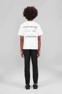 Gertrude Tee-shirt à manches courtes Leonce Store Opticwhite Cheap