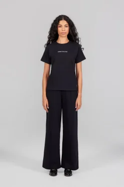 Gertrude Tee-shirt à manches courtes Léopoldine Noir Flash Sale