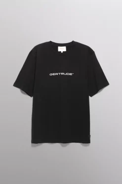 Gertrude Tee-shirt à manches courtes Léopoldine Noir Flash Sale