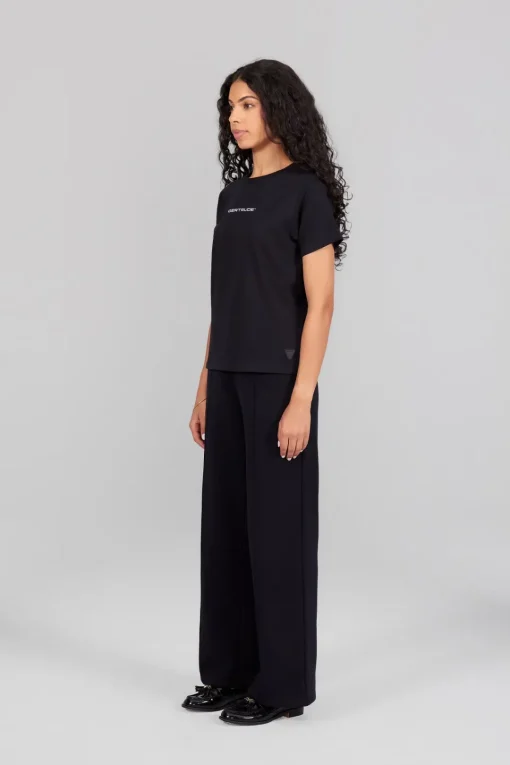 Gertrude Tee-shirt à manches courtes Léopoldine Noir Flash Sale