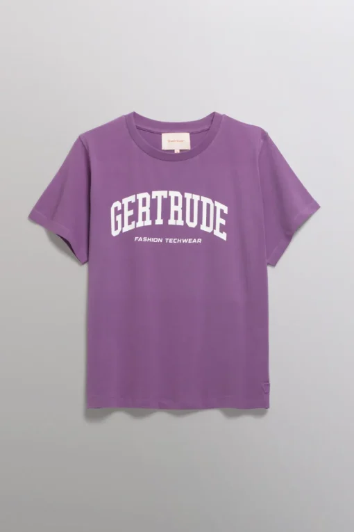 Gertrude Tee-shirt à manches courtes Léopoldine College Mauve Sale