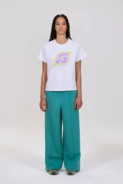 Gertrude Tee-shirt à manches courtes Léopoldine Star Opticwhite Cheap