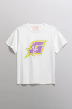 Gertrude Tee-shirt à manches courtes Léopoldine Star Opticwhite Cheap