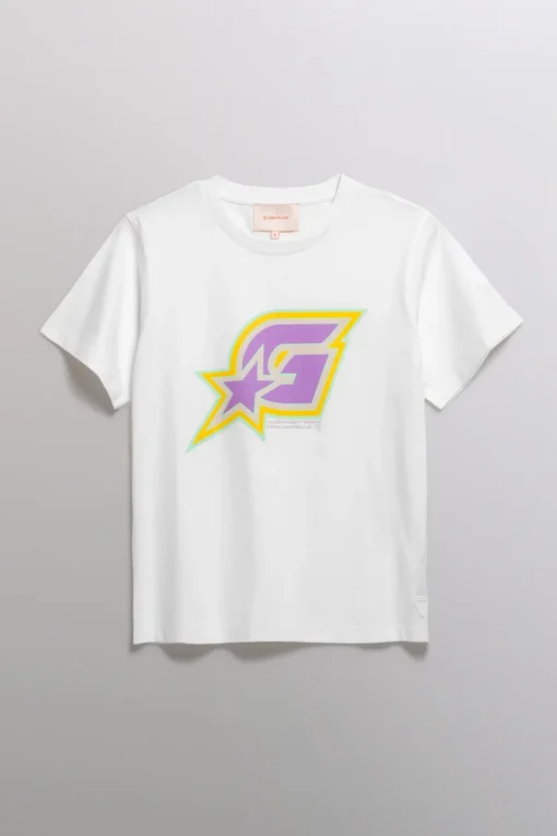 Gertrude Tee-shirt à manches courtes Léopoldine Star Opticwhite Cheap