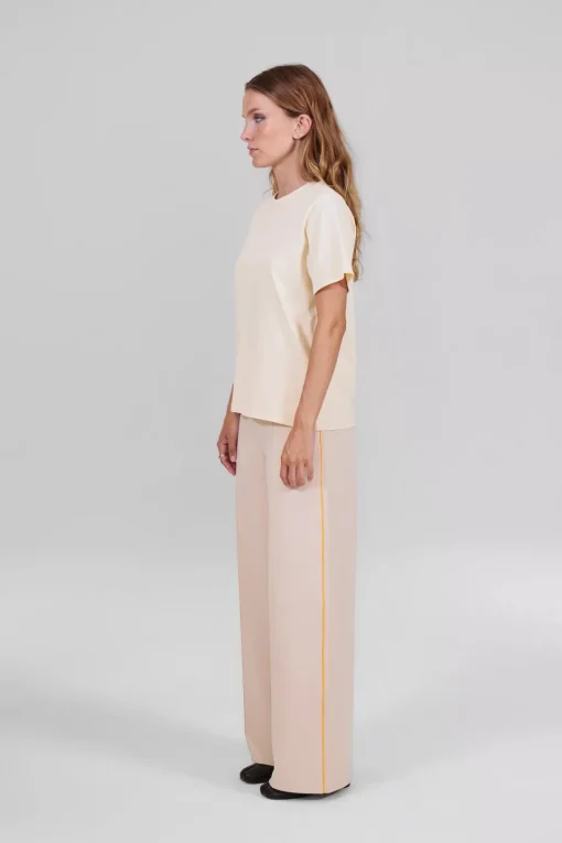 Gertrude Tee-shirt à manches courtes Léopoldine Beige Store