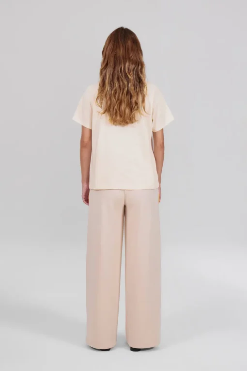 Gertrude Tee-shirt à manches courtes Léopoldine Beige Store