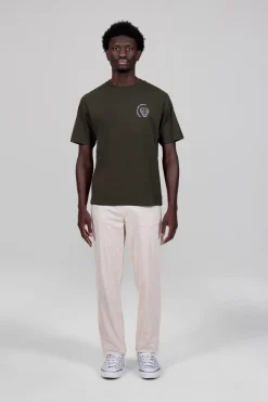 Gertrude Tee-shirt à manches courtes Leonce Store Kaki Sale