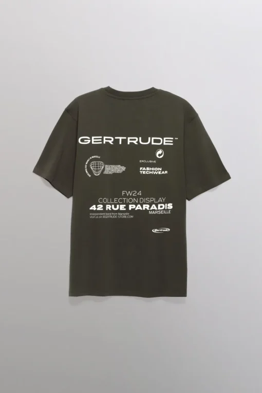 Gertrude Tee-shirt à manches courtes Leonce Store Kaki Sale