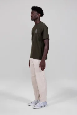 Gertrude Tee-shirt à manches courtes Leonce Store Kaki Sale