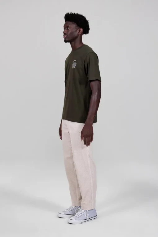 Gertrude Tee-shirt à manches courtes Leonce Store Kaki Sale