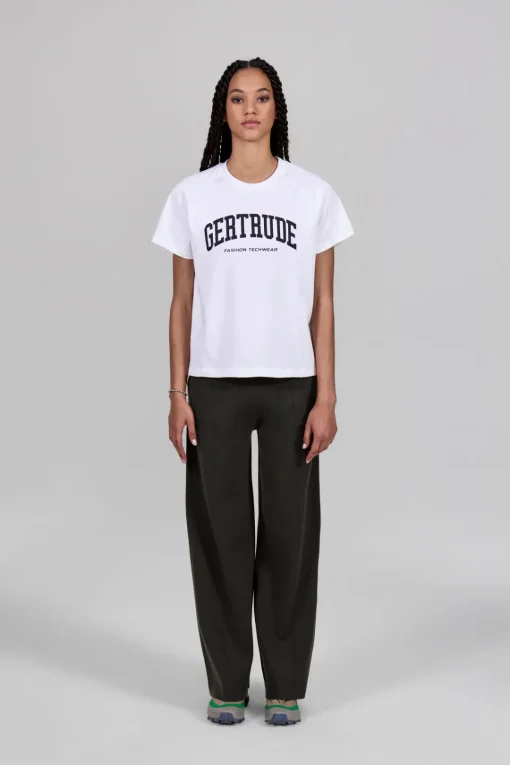Gertrude Tee-shirt à manches courtes Léopoldine College Opticwhite Hot