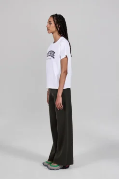 Gertrude Tee-shirt à manches courtes Léopoldine College Opticwhite Hot