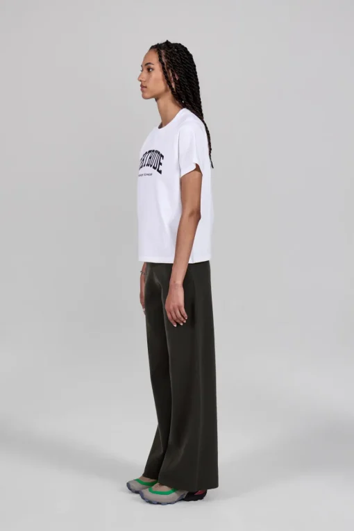 Gertrude Tee-shirt à manches courtes Léopoldine College Opticwhite Hot