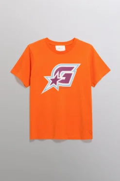 Gertrude Tee-shirt à manches courtes Léopoldine Star Orange Sale