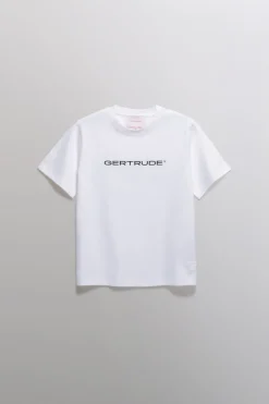 Gertrude Tee-Shirt manches courtes unisexe Little Leonce Opticwhite Cheap