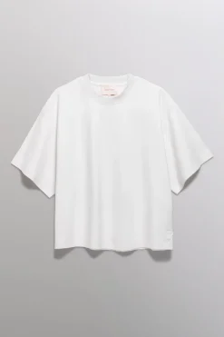 Gertrude Tee-shirt manches courtes oversize imprimé Suzon Blanc Best Sale
