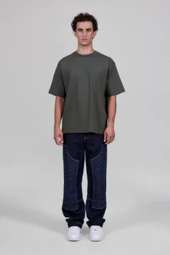 Gertrude Tee-Shirt manches courtes Horton Kaki Online