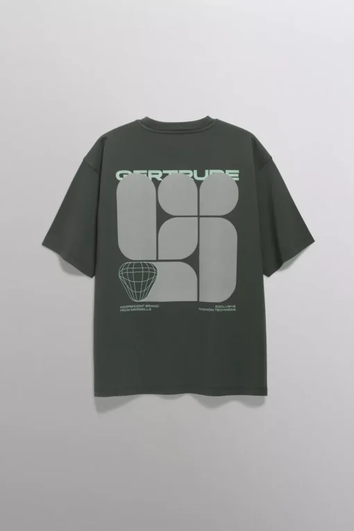 Gertrude Tee-Shirt manches courtes Horton Kaki Online