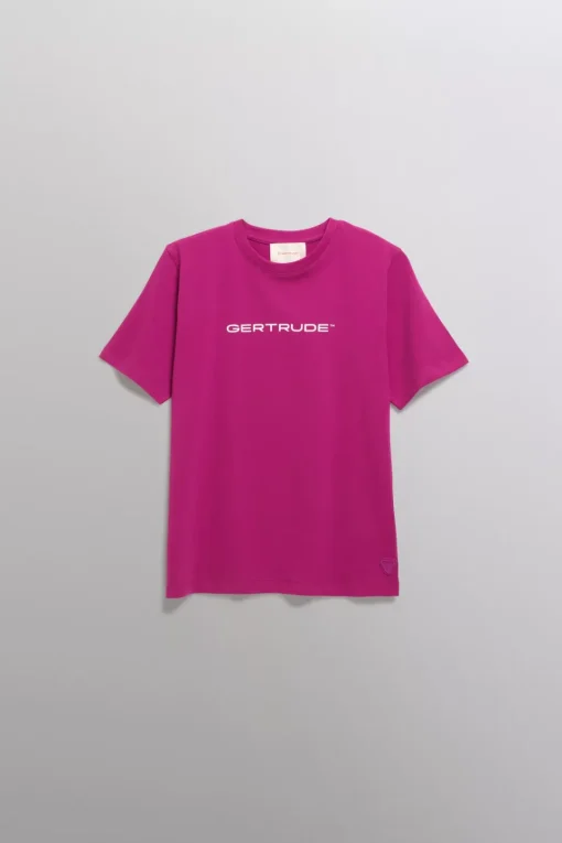 Gertrude Tee-Shirt manches courtes unisexe Little Leonce Fuschia New