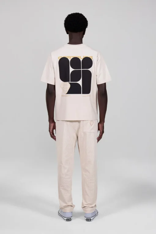 Gertrude Tee-Shirt manches courtes Horton Beige Online