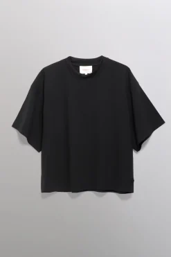 Gertrude Tee-shirt manches courtes oversize imprimé Suzon Noir Best Sale