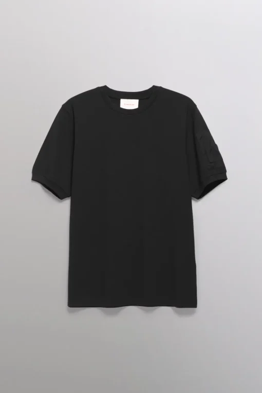 Gertrude T-shirt Timeo avec poche en nylon Noir Online