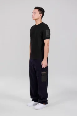 Gertrude T-shirt Timeo avec poche en nylon Noir Online