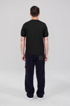 Gertrude T-shirt Timeo avec poche en nylon Noir Online