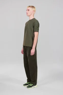 Gertrude T-shirt Timeo avec poche en nylon Kaki Clearance
