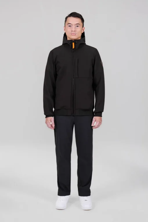 Gertrude Veste à capuche softshell Rony Noir Clearance