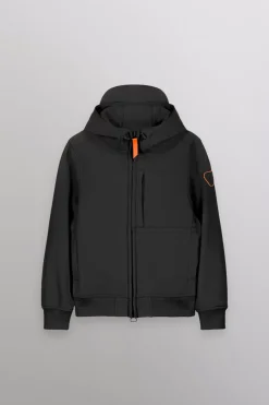 Gertrude Veste à capuche softshell Rony Noir Clearance