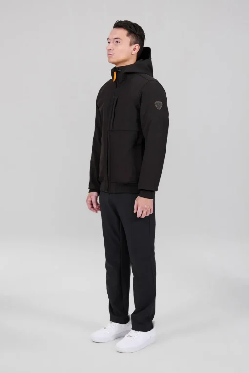 Gertrude Veste à capuche softshell Rony Noir Clearance