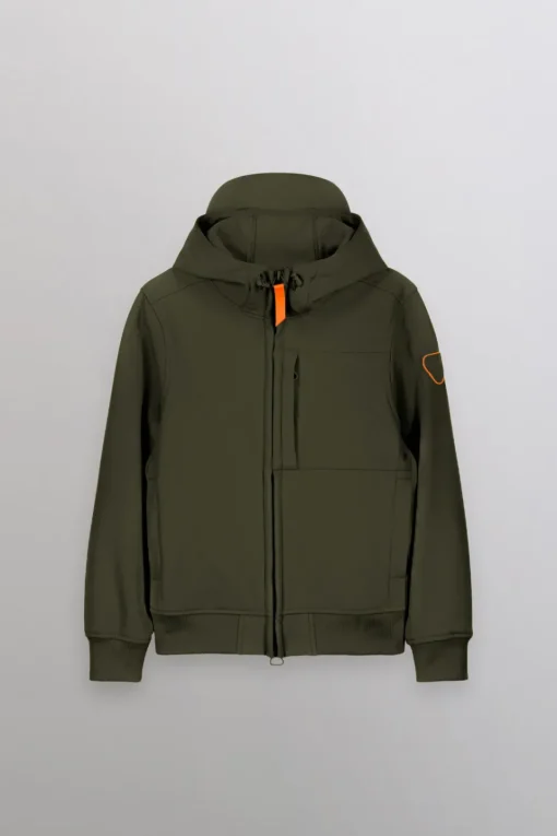 Gertrude Veste à capuche softshell Rony Kaki Online