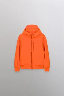 Gertrude Veste à capuche unisexe en softshell Little Rony Orange Best