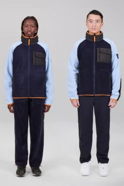 Gertrude Veste en sherpas bicolore Ramzi Night/ice Cheap